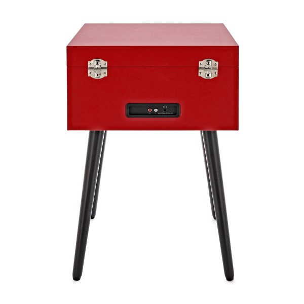 AVCOM Standing Turntable with Bluetooth, Red