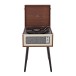 AVCOM Standing Turntable with Bluetooth, Walnut