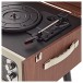 AVCOM Standing Turntable with Bluetooth, Walnut