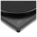 AVCOM Contemporary Turntable with Bluetooth, Black