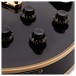 Gibson Custom 1957 Les Paul Custom Reissue 3-Pickup VOS, Ebony #75813 - knobs 