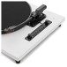 AVCOM Contemporary Turntable with Bluetooth, White