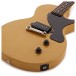 Gibson Custom 1957 Les Paul Junior Single Cut Reissue VOS, TV Yellow #75041 - bottom body angle 