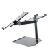 Novpro Dual CDJ Table Stand - Angled Rear