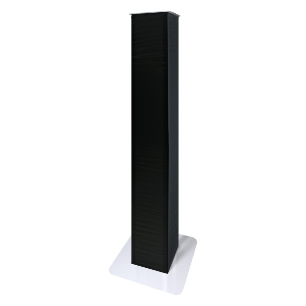 Novopro Height Adjustable Podium Stand - Black Scrim