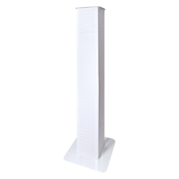 Novopro PS1XL Height Adjustable Podium Stand - White Scrim