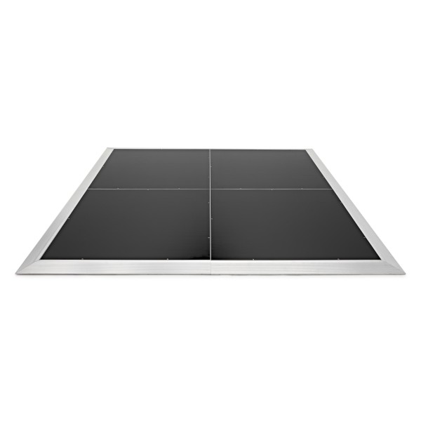 2m x 2m Portable Dance Floor Black
