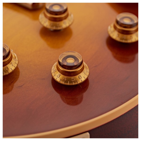 Gibson Custom 1958 Les Paul Standard Reissue VOS, Ice Tea Burst #85265 - knobs 