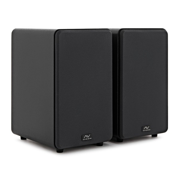 AVCOM Active Bookshelf Speakers, Black