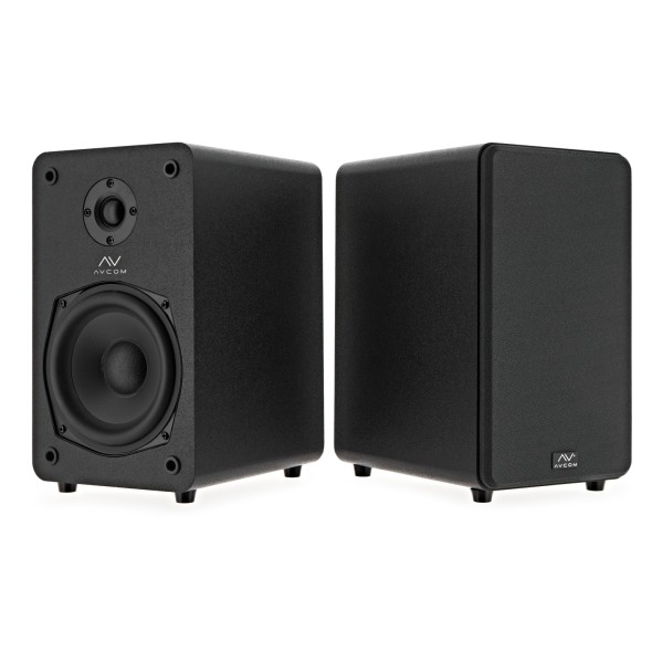 AVCOM Active Bookshelf Speakers, Black