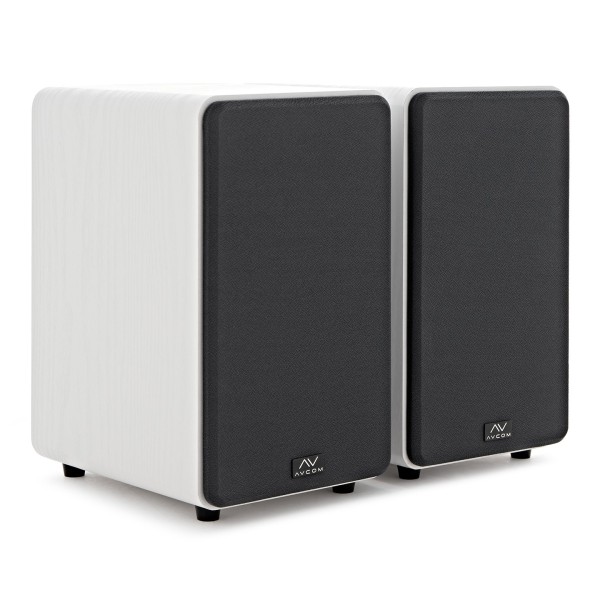 AVCOM Active Bookshelf Speakers, White