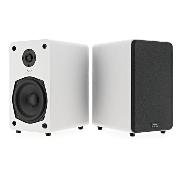 AVCOM Active Bookshelf Speakers, White