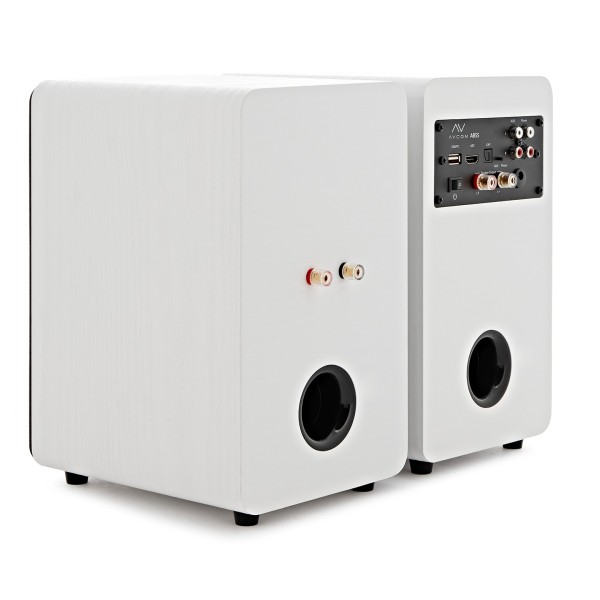 AVCOM Active Bookshelf Speakers, White