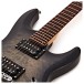 Schecter C-6 Plus Electric Guitar, Charcoal Burst
