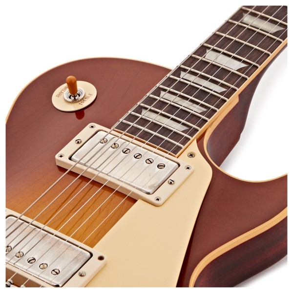 Gibson Custom 1958 Les Paul Standard Reissue VOS, Ice Tea Burst #85352 - neck join 