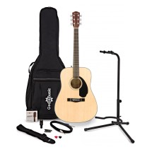 Fender CD-60S Solid Top Acoustic Guitar with Accessory Pack