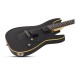 Schecter Demon-6, Aged Black Satin - flat