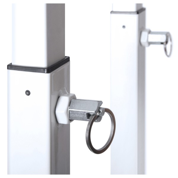 Novopro PS1XL Variable Height Podium Stand, Includes Bag and 2 Scrims (Single) - Locking System
