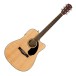 Fender CD-60SCE Dreadnought Electro Acoustic, Black - main guitar img