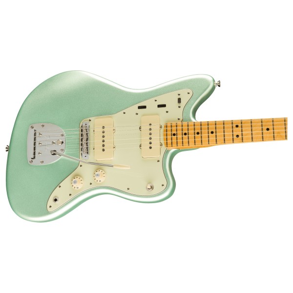 Fender American Pro II Jazzmaster MN, Mystic Surf Green close