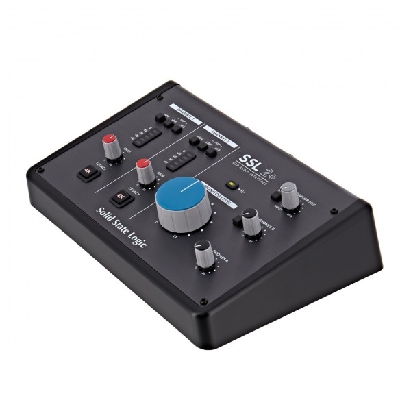 SSL 2+ 2-Channel USB Audio Interface - Right Angle