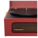 Crosley Voyager Portable Turntable with Bluetooth Out, Burgundy Red - Front