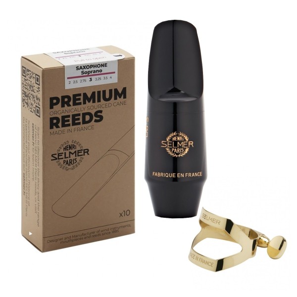 Selmer Paris S80 Soprano Sax Mouthpiece Package