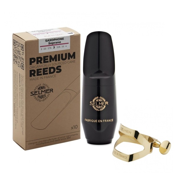 Selmer Paris S90 Soprano Sax Mouthpiece Package