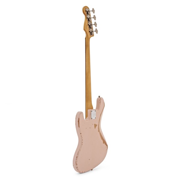 Fender Flea Signature Jazz Bass, Roadworn Shell Pink at Gear4music