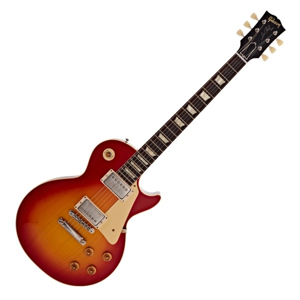 Gibson Custom 1958 Les Paul Standard Reissue VOS, Washed Cherry Sunburst #85523 - main 