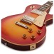 Gibson Custom 1958 Les Paul Standard Reissue VOS, Washed Cherry Sunburst #85523 - body shot tight 