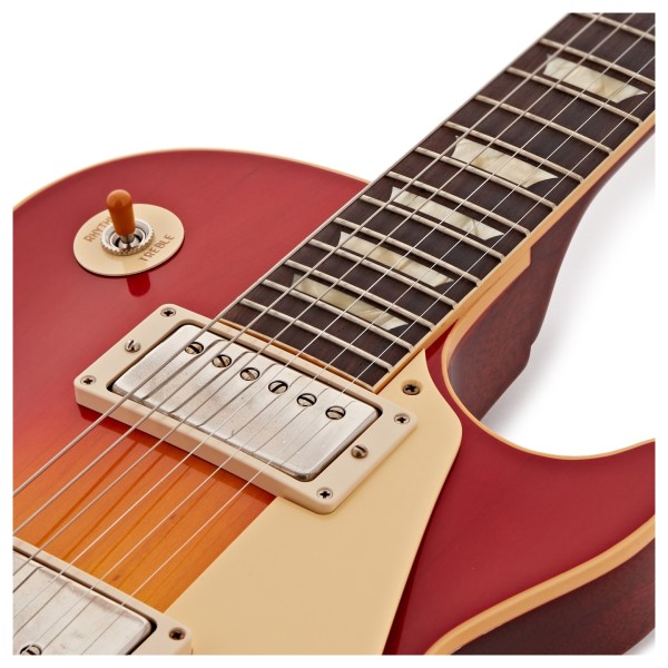 Gibson Custom 1958 Les Paul Standard Reissue VOS, Washed Cherry Sunburst #85523 - neck join