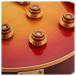 Gibson Custom 1958 Les Paul Standard Reissue VOS, Washed Cherry Sunburst #85523 - knobs 