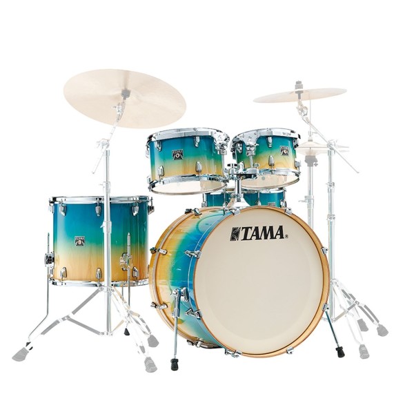 Tama Superstar Classic 22" 5pc Shell Pack, Caribbean Lacebark Pine Fade