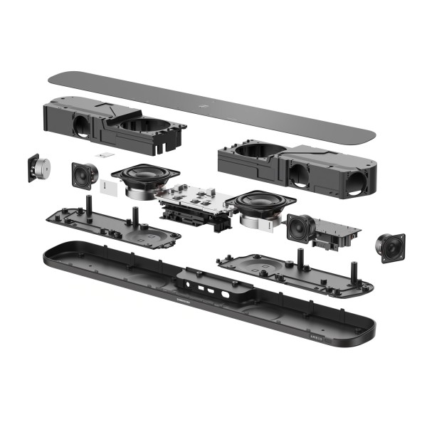 Sennheiser AMBEO Mini Soundbar Exploded View