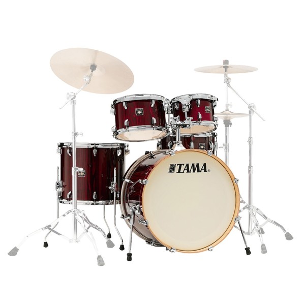 Tama Superstar Classic 22" 5pc Shell Pack, Gloss Garnet Lacebark Pine