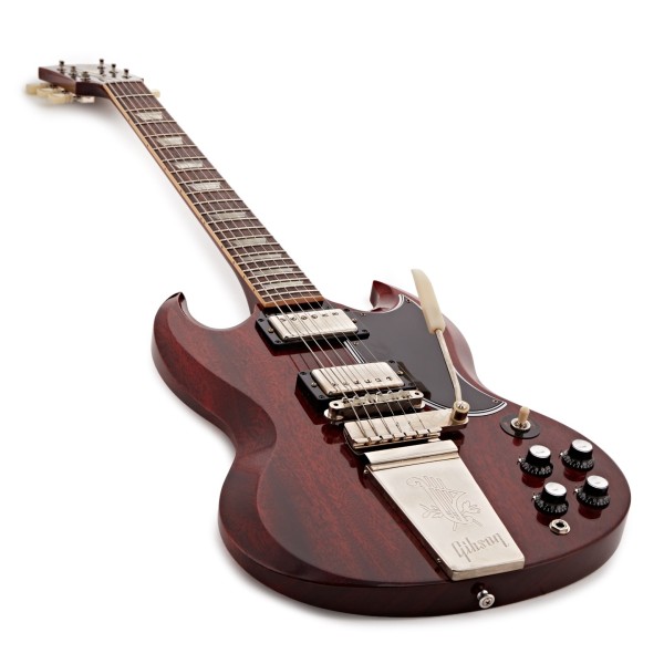 Gibson Custom 1964 SG Standard Reissue Maestro Vibrola VOS, Cherry Red #501874 - body long 