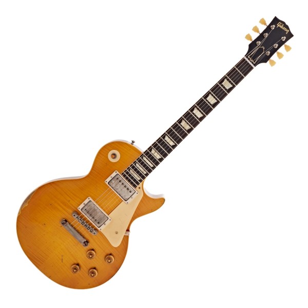 Gibson Custom 1959 Les Paul Standard Reissue Ultra Heavy Aged, Lemon Burst #951141 - main 