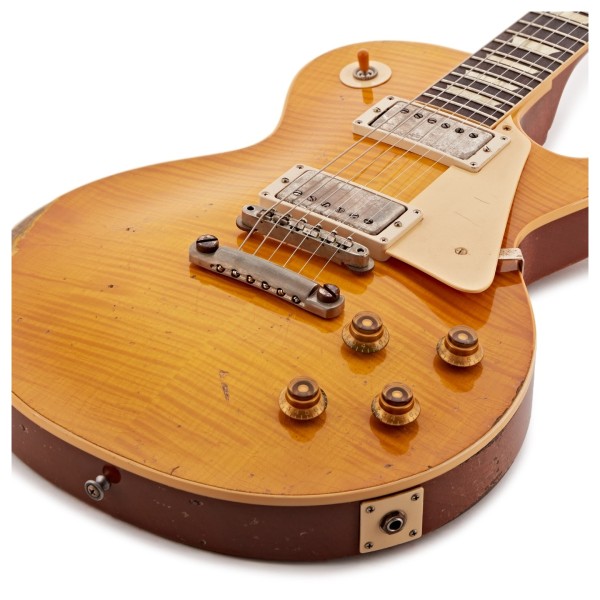 Gibson Custom 1959 Les Paul Standard Reissue Ultra Heavy Aged, Lemon Burst #951141 - body close 