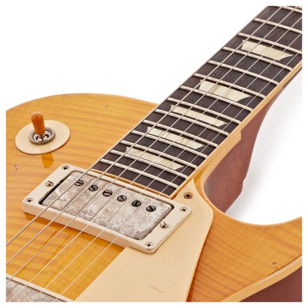 Gibson Custom 1959 Les Paul Standard Reissue Ultra Heavy Aged, Lemon Burst #951141 - neck join 