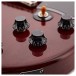 Gibson Custom 1960 Les Paul Special Double Cut Reissue VOS, Faded Cherry #04579 - knobs 