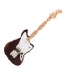 Squier Affinity Series Jaguar, Maple Fingerboard, White Pickguard, Mystic Metallic Brown - Front