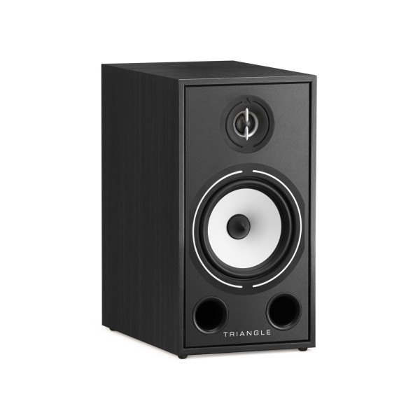 Triangle Borea BR03 Bookshelf Speakers (Pair), Black Ash with six-inch midrange cellulose driver