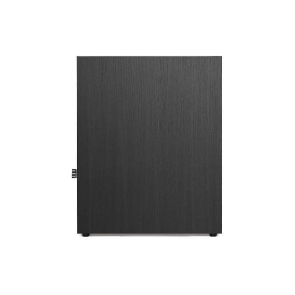 Triangle Borea BR03 Bookshelf Speakers (Pair), Black Ash side view of cabinet