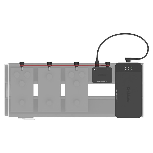 Daddario Xpnd Pedal Power Battery Kit, Top View