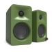 Kanto Ora Powered Reference Desktop Speakers with Bluetooth, Moss - Angled