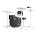 Dixon Drums 'Little Roomer' 20'' 5pc Shell Pack, Gloss Black w/Yellow Hoops