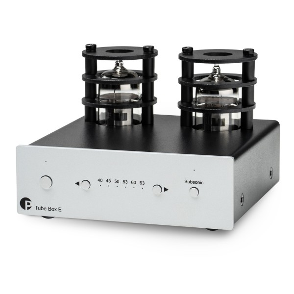 Pro Ject Tube Box E Tube Phono-Preamplifier, Silver - main 