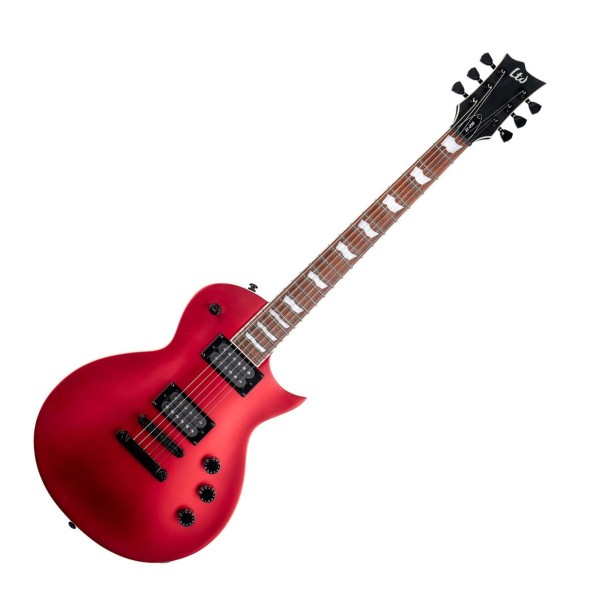 ESP LTD EC-256 Candy Apple Red Satin - Front