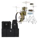 Dixon Drums 'Little Roomer' 20'' 5pc Shell Pack w/Bags, Olive Green